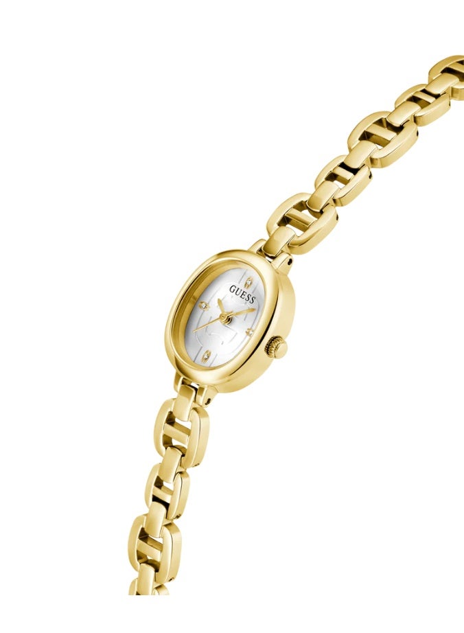 GUESS ساعة كواتز أنالوج للسيدات من غس بتصميم ذهبي GW0982L4 - Image 4